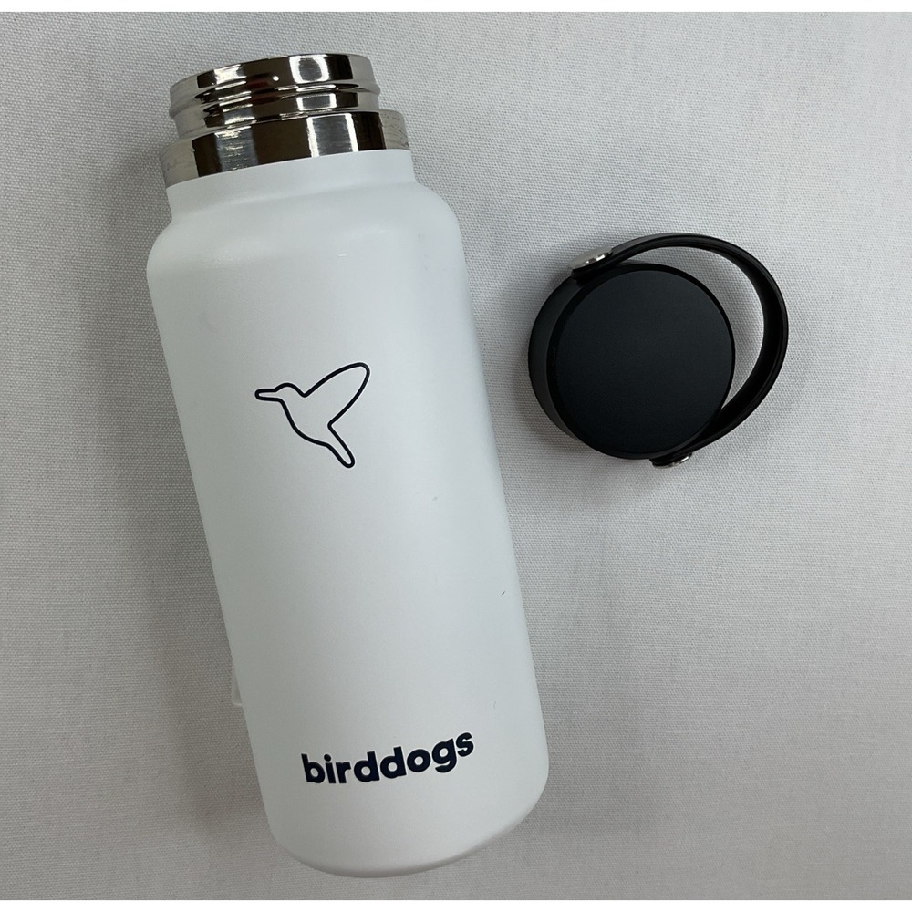 Bird dogs Water Bottle Birddogs Stainless Steel White 32oz